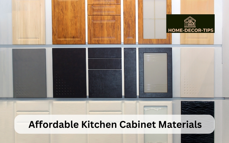 What is the most affordable cabinet material for my kitchen